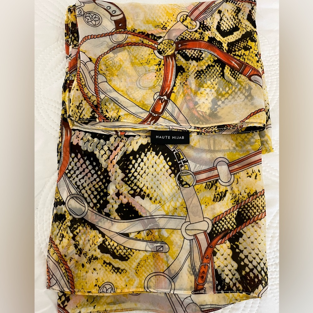 Haute Hijab Square Chiffon Scarf
